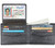 Wallet for Men-Genuine Leather RFID Blocking Bifold Stylish Wallet With 2 ID Window (Blue-Galaxy)