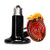 Lucky Farm 110V 2 Pack Ceramic Infrared Heat Lamp Emitter Brooder Coop Bulb Light (Black, 150W)