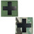 2 Pieces Infrared IR Reflective Medic Cross Multicam MED Medical EMS EMT Tactical Patch Fastener Patch Hook/Loop 2x2 inch (Multicam+OD Green)