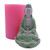 Buddha Candle Mould 3D Silicone Mold for Art Candle Making Decorating Aroma Gypsum Molds Resin Crafts Silicone Molds