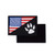 Tactical US Flag with Tracker Paw Embroidered Hook and Loop Patches Patriot Milltary Badge