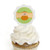 Little Pumpkin Caucasian - Cupcake Picks with Stickers - Fall Baby Shower or Birthday Party Cupcake Toppers - 12 Count
