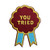 You Tried Meme Embroidered Iron on sew on Patch Badge