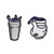 Hand with Purple Drank Double Cup Embroidered Iron on sew on Patch
