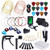 Auihiay 57 Pieces Guitar Strings Accessories Kit Including Acoustic Guitar Strings, Guitar Tuner, Capo, Picks, Guitar String Winder, Cutter, Bone Bridge, Guitar Basic Strap and Storage Box
