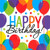 Amscan Beverage Napkins | Balloon Bash Design | Birthday