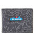KAVU Roamer Bi Fold Slim Polyester Wallet - Black Topo