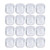 Aenoyo 50PCS Plastic Cosmetic Sample Empty Container, Tiny Makeup Sample Container, Cosmetic Jars, Makeup Plastic Jars for Travel, Sample, Small Crafts Storage (20g, Clear)
