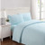 Truly Soft Everyday Printed Stripe Sheet Set, Twin XL, Aqua