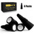 Wine Stopper Wine Bottle Stoppers Silicone for Wine Beverage Soda Beer Keep Freshness, Reusable Wine Corks Set of 8 PK, Black