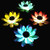 Uonlytech Solar Floating Light, Lotus Flower Pond Light, Lotus Flowers Floating Lamp for Swimming Pool Pond (1Pcs,Random Color)