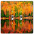 Rikki Knight 1512 Double Toggle Autumn Fall on Lake Design Light Switch Plate