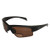 BluWater Polarized Bifocal Sunglasses with Matte Black Frames and Brown Lenses
