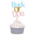 24 Counts Buck or Doe Cupcake Toppers Gender Reveal Party Dessert Decorations - Pink or Blue Cake Toppers