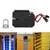 Electric Lock - DC 12V 2A Electromagnetic Electric Control Steel Lock Latch, for Cabinet, Drawer, Lockers, Black