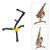 Foldable Saxophone Stand, zosenda Adjustable Alto/Tenor Sax Stand with Chain Lock, Portable Tripod Stand Saxophone Holder Rack with Metal Triangle Base Design