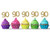 Sumerk 24PCS 90 Cupcake toppers Gold Glitter 90th Birthday Cupcake Picks Anniversary Party Decorations