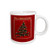 3dRose Kala Christouyenna, Merry Christmas in Greek, Christmas Tree on Red Ceramic Mug, 15-Ounce