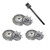 SH30 Replacement Blades for Philips Norelco Shaver,SH52 Replacement Shaver Heads with Brush for Philips Series 1000, 2000, 3000 Shavers and S738 Click and Style
