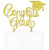 Grad 2020 Cake Topper, Graduation Cake Topper, Class of 2020 Grad Party Decorations Educated Cake Topper for Class High School Graduation College Grad Party Decorations Gold