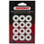 Janome 12 Pack Pre-Wound Plastic Bobbins White Thread