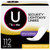U by Kotex Lightdays Panty Liners, Extra Coverage, Unscented, 112 Count (Packaging May Vary)
