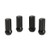 Dynofit 14mmx1.5 Wheel Lug Nuts,4X Black M14x1.5 Lug Nut,Conical/Cone Bulge Seat