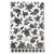 Karma Gifts Black and White Boho Tea Towel, 18" x 22", Sea Turtle