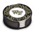 Thirstystone Stoneware Drink Coaster Set with Holder, Wake Forest University Pattern
