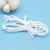 10m (10.93 Yard) White Elastic Cord Earloop for face mask - Elastic Loop Ear Rope Stretch Flat String Craft Project Bracelet String Trim for Crafting,Hanging, Mask Making