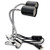 Reptiles Dual Lamp Fixture Holder Clamp Two Independently Switches Adjustable Stand for Pet Habitat UVA UVB Heat Light Bulbs/Lamps