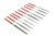 SE 73810DF 10-Piece Mini Diamond File Set, 150 Grit
