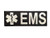 8.5x3 inch Large Reflective EMS EMT Star of Life Patch with Hook and Loop
