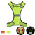 Reflective Night Running Vest with Adjustable Strap & Breathable Holes, Ultrathin Lightweight Safety Vest with 360° High Visibility for Running, Jogging, Cycling, Hiking, Walking, Yellow