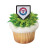 MLB Texas Rangers Cupcake Rings - 24 ct