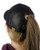 C.C Ponycap Messy High Bun Ponytail Adjustable Mesh Trucker Baseball Cap Hat, Black