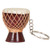 X8 Drums X8-KEYCH-BR Djembe Drum Keychain - Brown