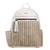 SoHo Montgomery Vegan Leather Diaper Backpack 3pc