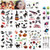 Konsait Halloween Temporary Tattoos Bulk Monster Pumpkin Tattoos Party Favor Accessory for Kids Children (113 Designs)