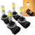 Mega Racer Combo 2 Pair 881 862 886 894 896 898 Super Yellow 3000K Xenon Halogen Headlight (Fog Light) Lamp Bulb