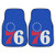 FANMATS NBA Philadelphia 76ers Nylon Face Carpet Car Mat