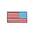 Maxpedition Gear Reverse USA Flag Patch Small, Full Color, 2 x 1-Inch