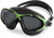 Cressi Planet Crystal Silicone Swim Goggles, Black Green - Tinted Lens