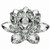 Amlong Crystal 3 inch Clear Crystal Lotus Flower with Gift Box