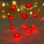 BOHON Fairy String Lights 10 ft 40 LEDs Red Heart Shaped Twinkle Fairy Lights Battery Operated for Kids Bedroom Wedding Indoor Party New Year Décor with Remote & Timer