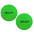 Branded Boards, Lacrosse Massage Balls deep Tissue Set - Massage Lacrosse Ball for myofascial Release, Sciatic, Plantar Fasciitis Therapy, Trigger Points, Muscle Knots and Yoga. (2 Pack Green)
