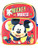 New Disney Mickey Mouse 12" Canvas Red 3D School Backpack