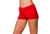 Dreamgirl Women's Plus Size Roxie Hot Short, Red, 3x/4x