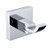 Comfort's Home RB5389 Robe Hook, Contemporary Wall Mounted Single Robe Hook for Bathroom, Chrome