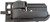 Dorman 815MX Front Driver Side Interior Door Handle for Select Toyota Models, Textured Black
